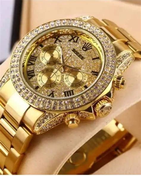 rolex gold and diamond watch price in india